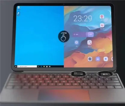 ارائه تبلت چینی با دو سیستم عامل اندروید و ویندوز